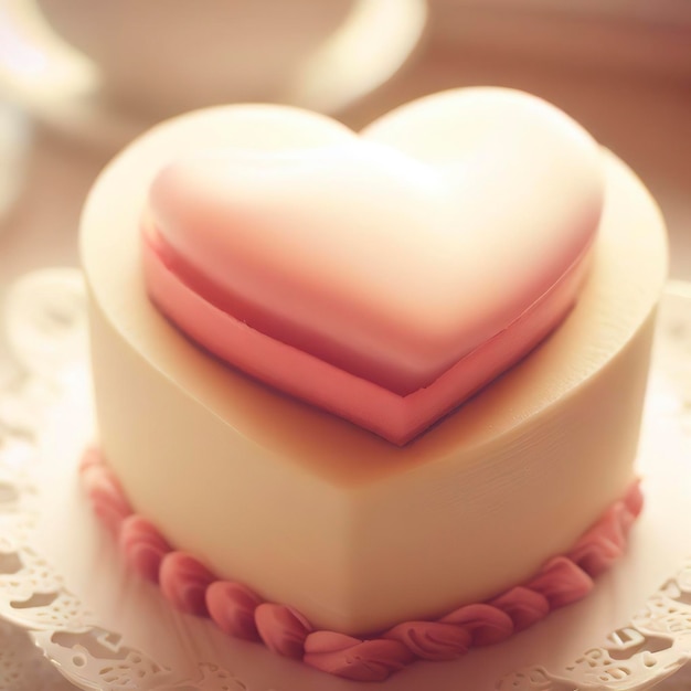 Heart shaped cake