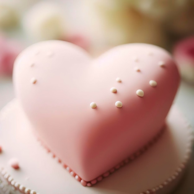 Heart shaped cake