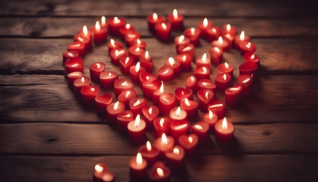 a heart shaped candle with the word love in the middle