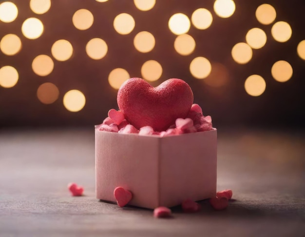 Photo heart shaped candles