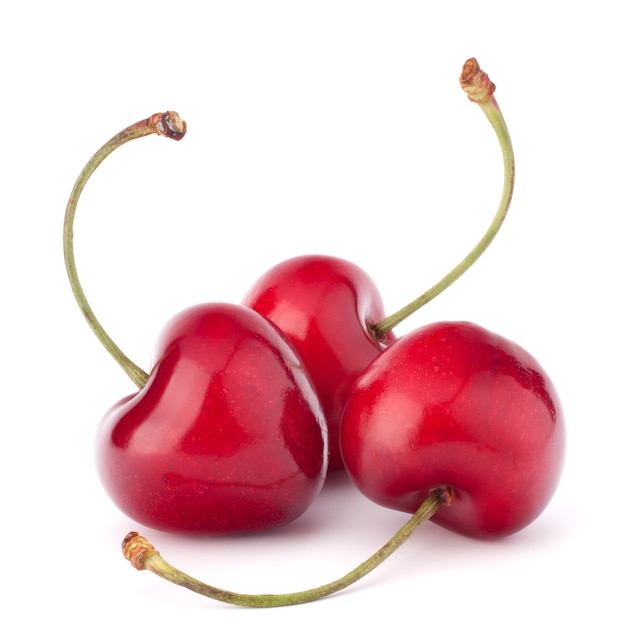 Heart shaped cherry berries