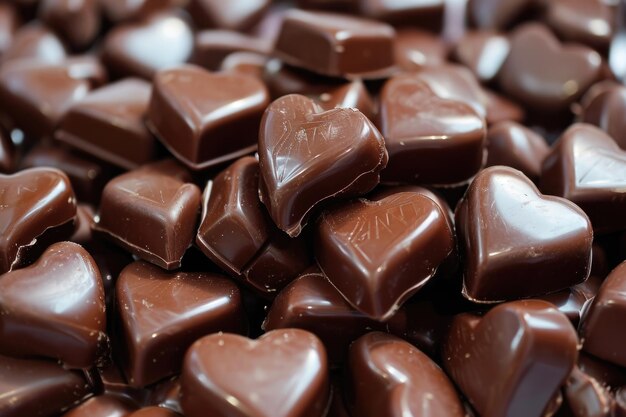 Heart shaped chocolate