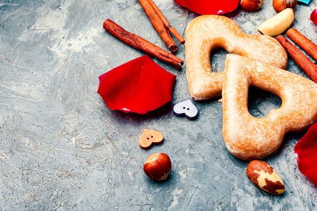 Heart shaped cookie