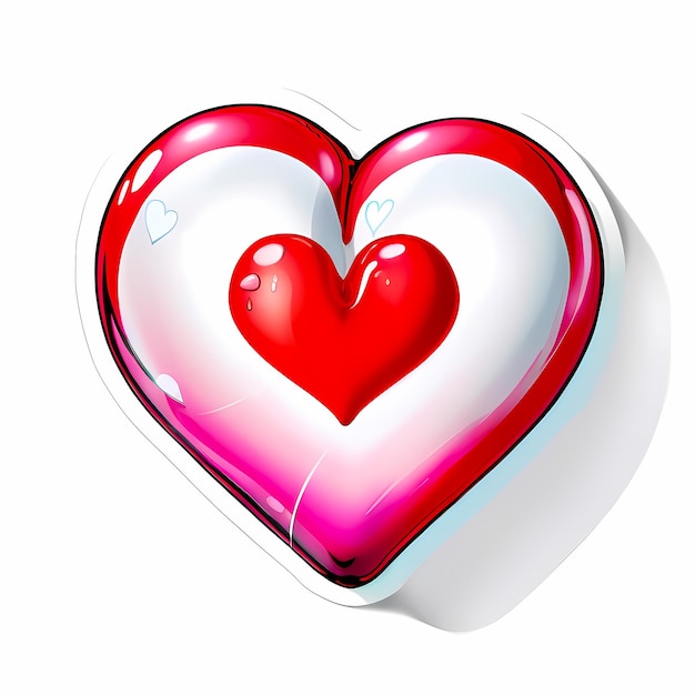 heart shaped stickers 3d abstract hearts with different designs heart shape style