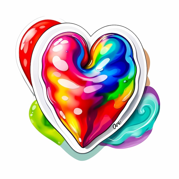 heart shaped stickers 3d abstract hearts with different designs heart shape style