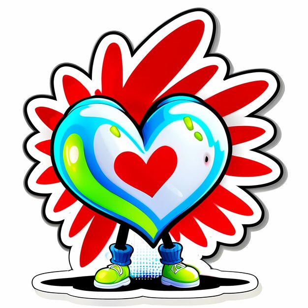 heart shaped stickers 3d abstract hearts with different designs heart shape style