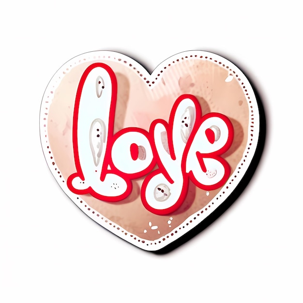 heart shaped stickers 3d hearts with different designs heart shape cartoon style stickers set