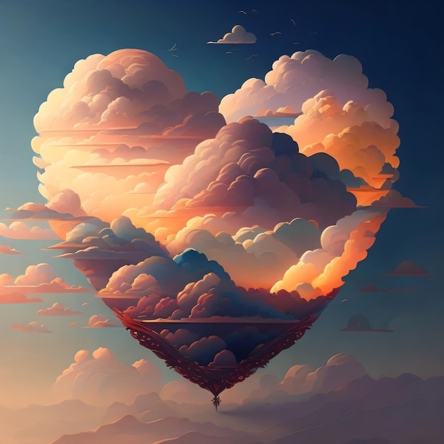 The heart of the sky