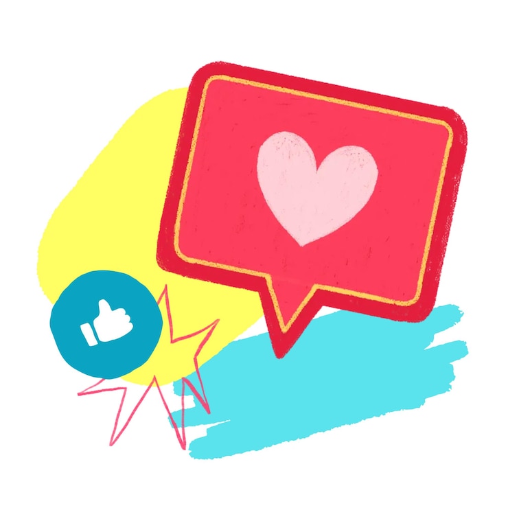 Photo heart speech bubble png love paper collage art transparent background