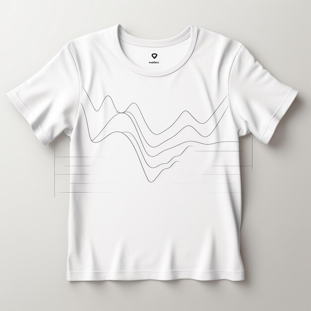 Heart t shirt mockup