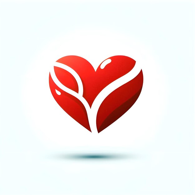 Photo heart vector icon