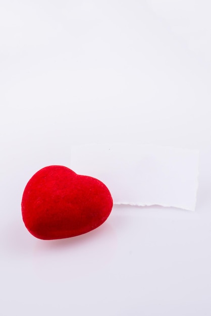 Heart with note