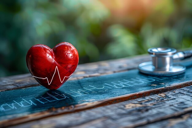 Heart With Stethoscope