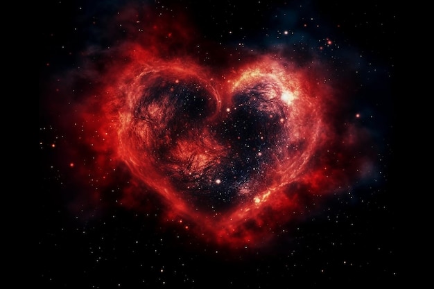 a heart with the word love on it