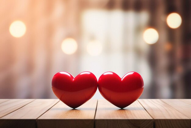 heart on wooden table heart heart on wooden background