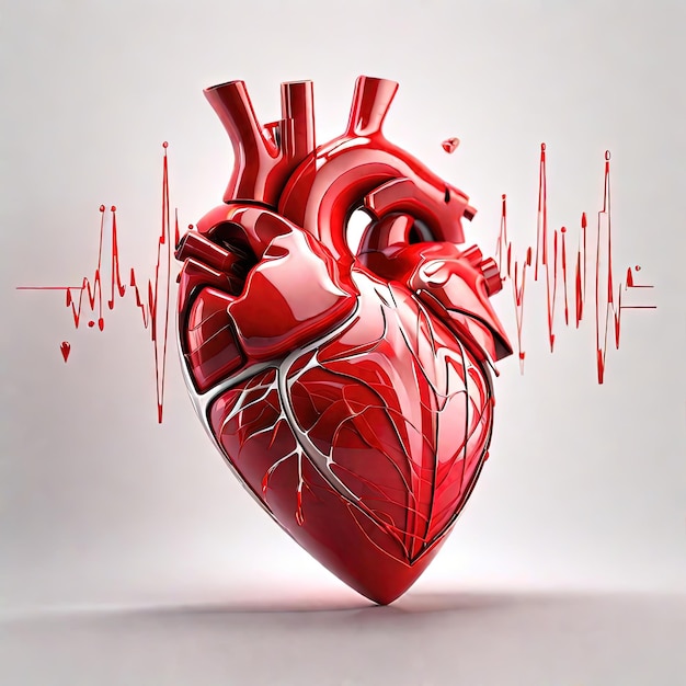 心拍 の 接続 心臓 の 脈線