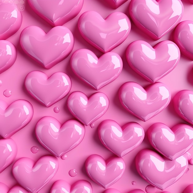 hearts background pattern