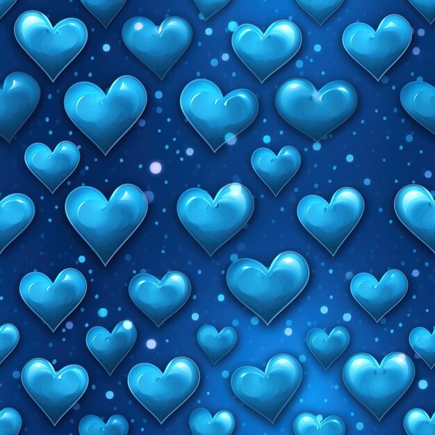 Photo hearts background pattern