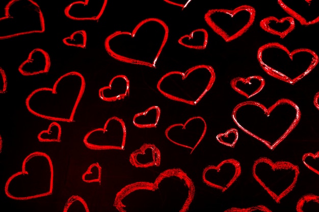 Hearts background