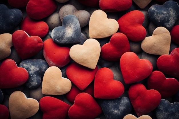 Hearts in Harmony Valentine Background photo