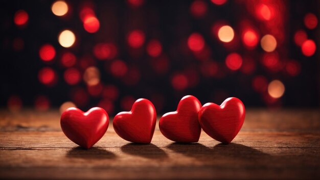 Hearts of Passion Een romantische houten tafelsetting