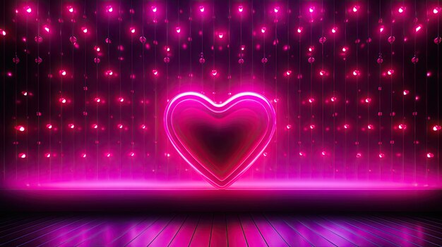 Photo hearts pink love background