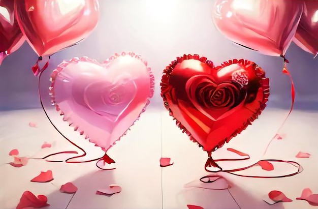Сердца романтический фон сердце день святого Валентина любовь красивый шаблон фона