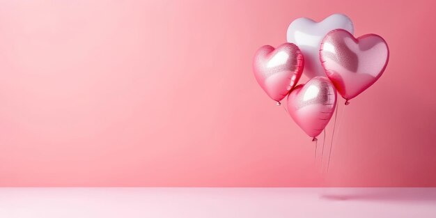 HeartShaped Balloon Celebration Generative AI