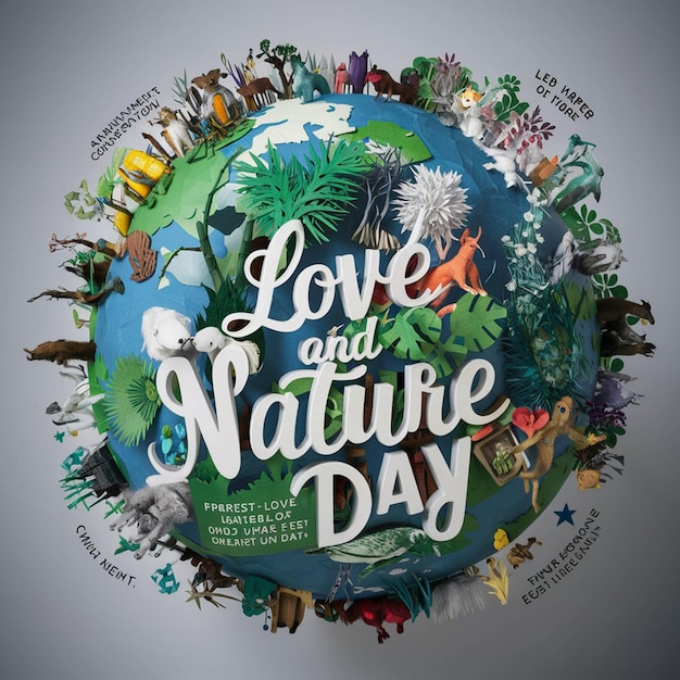 a heartwarming and captivating 3d illustration of world environment day