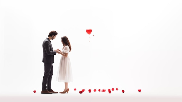heartwarming images capturing a valentines day marriage proposalai generated