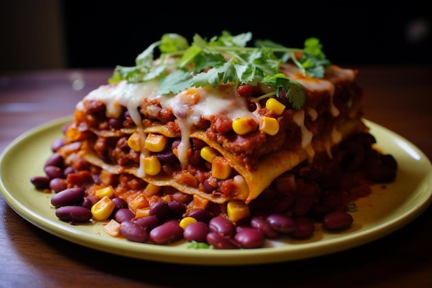 Hearty Bean Enchiladas