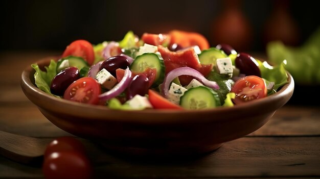 A Hearty Mediterranean Salad