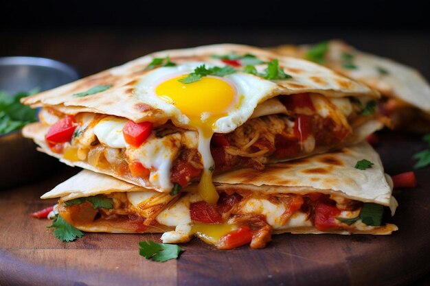 Hearty TexMex Breakfast Quesadilla