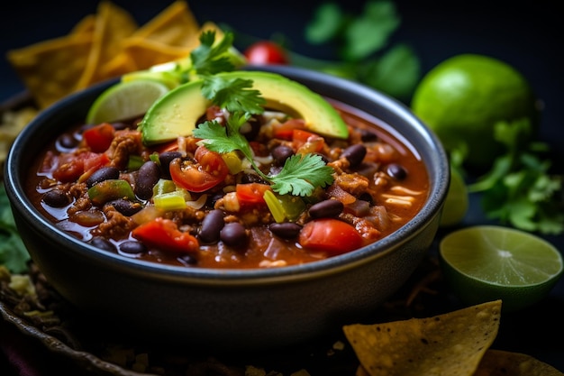 Hearty Vegan Taco Soup