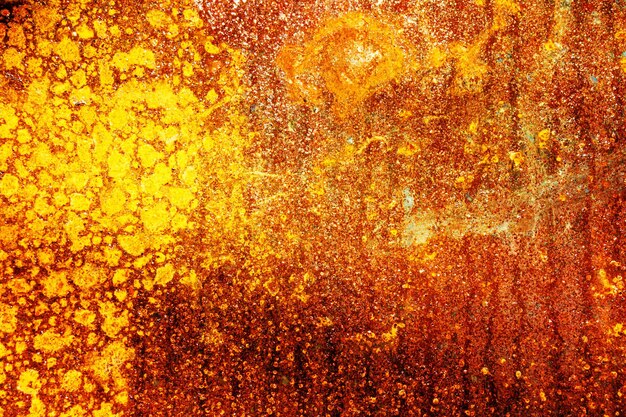 Heat abstract background from rusty metal