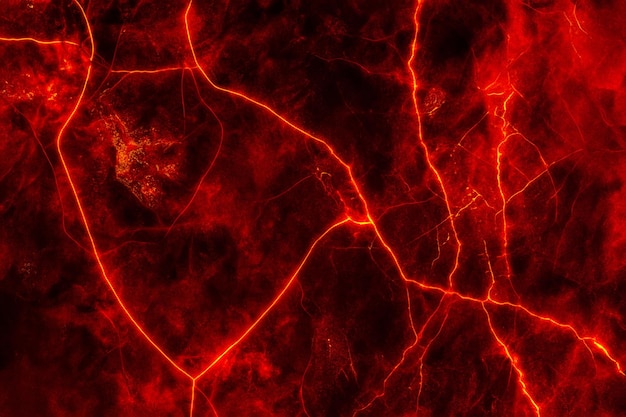 heat red cracked ground texture after eruption volcano