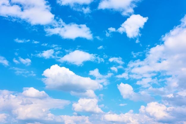 Heaven - blue sky with white clouds, may be used as background