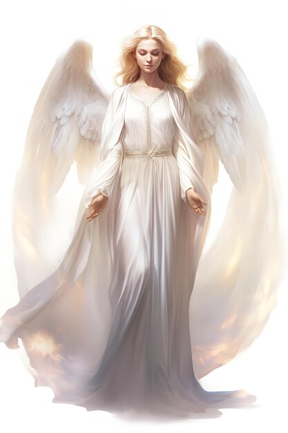 Heavenly Angel with Halo AI Generated