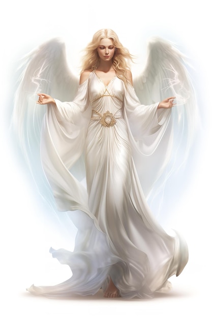 Heavenly Angel with Halo AI Generated