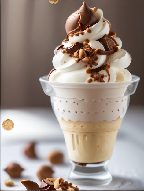 Heavenly Hazelnut Delight Indulge in Irresistible Hazelnut Ice Cream