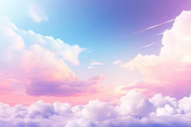 Heavenly Hues gradient background photo