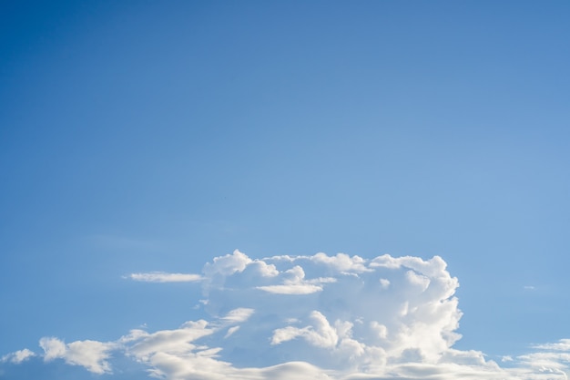 Heavenly sky background on sunny day