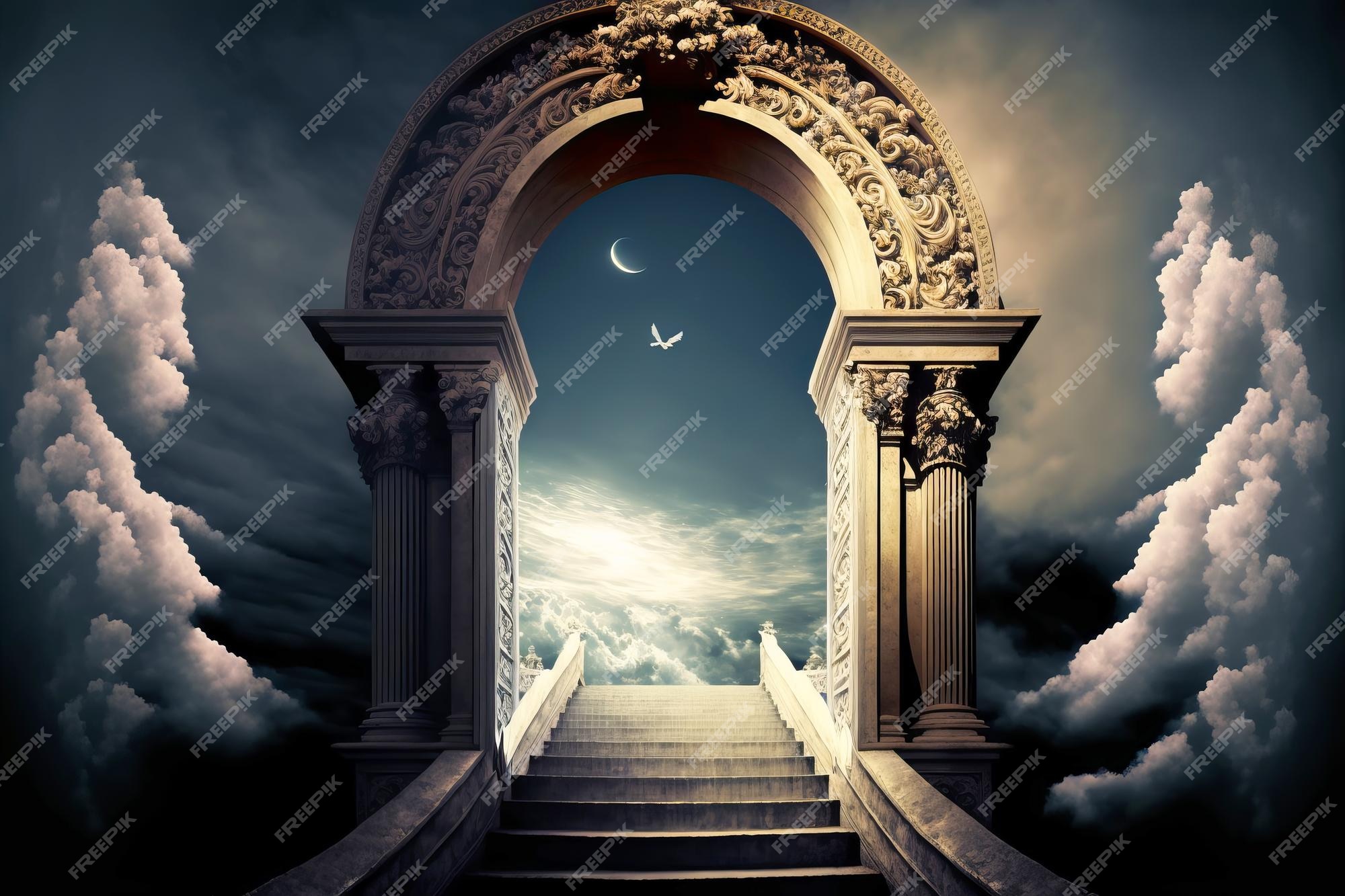 Heavens gate to heaven end of life. Stairway to Heaven. Religious