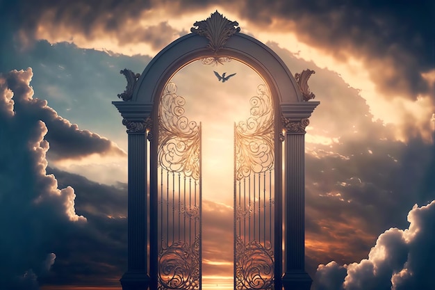 Heavens gate to heaven end of life. Stairway to Heaven. Religious