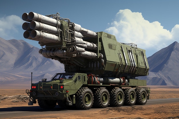 Heavy Mobile Rocket Artillery in Action