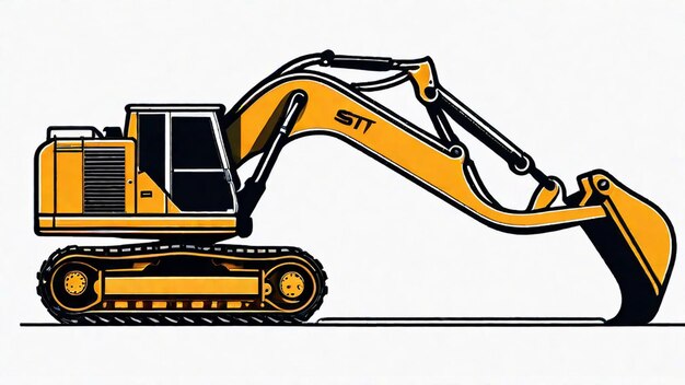 Photo heavyduty excavators for construction