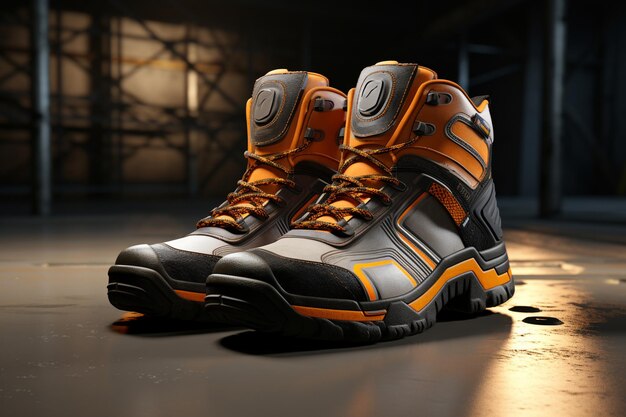 Heavyduty work boots with steel toes and slipresis 00391 01