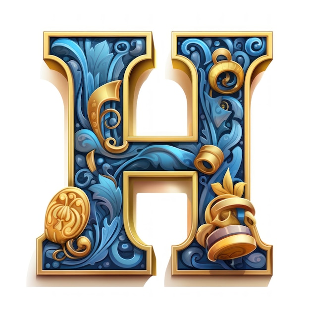 Photo hebrew alphabet icon for hanukkah