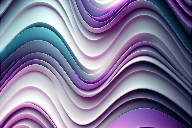 Hedendaagse abstracte golven ontwerpen achtergrond met pastelkleur
