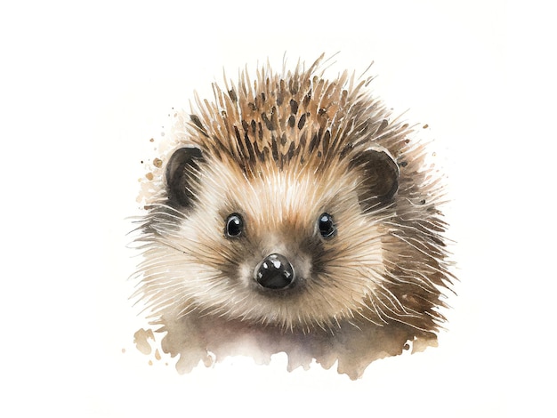 Hedgehog baby Generative AI